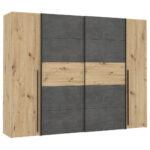 GARDEROBE, grijs, ambachtelijk eikenhout thumbnail 1