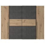 GARDEROBE, grijs, ambachtelijk eikenhout thumbnail 4