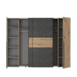 GARDEROBE, grijs, ambachtelijk eikenhout thumbnail 5