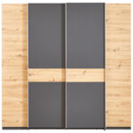 GARDEROBE, grafietkleur, ambachtelijk eikenhout thumbnail 3