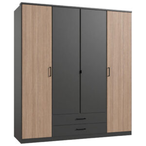 GARDEROBE, bruin, grafietkleuren, donkergrijs