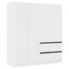 GARDEROBE, wit, donkergrijs