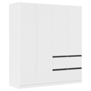 GARDEROBE, wit, donkergrijs