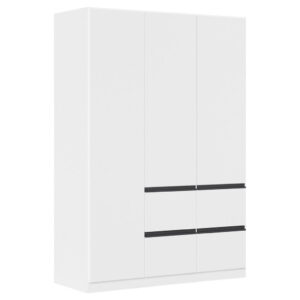 GARDEROBE, wit, donkergrijs