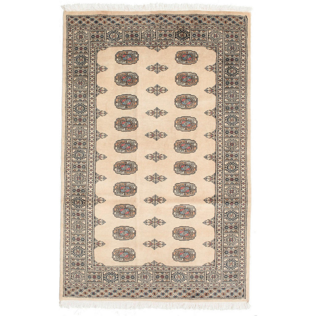 BUCHARA OOSTERTAPIJT 200/300 cm wit