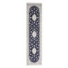 OOSTERSE TAPIJT NAIN SHERKAT 80/350 cm blauw