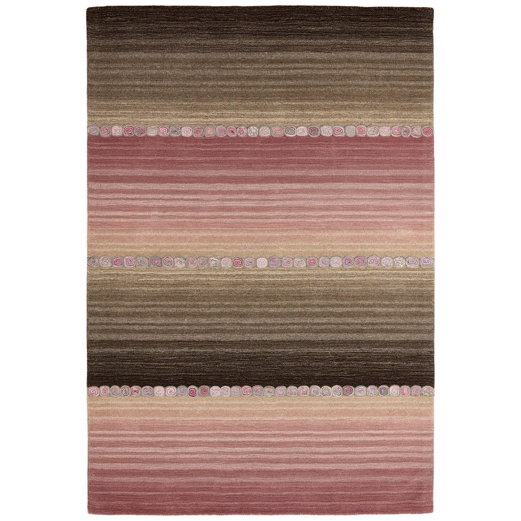 OOSTERTAPIJT Twilight in Roze 120/180 cm grijs, roze