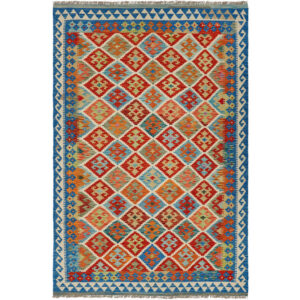OOSTERSE TAPIJT KELIM VINTAGE 260/300 cm veelkleurig