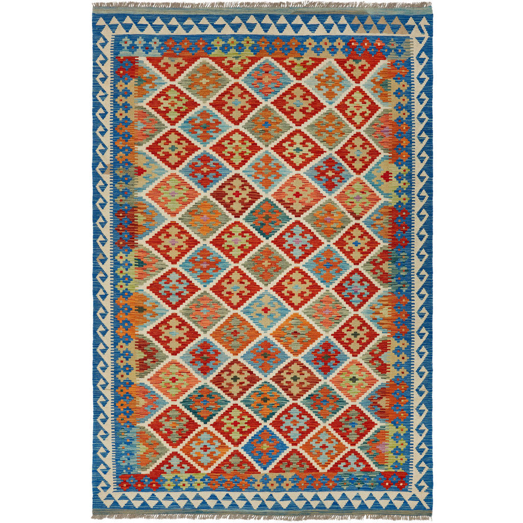 OOSTERSE TAPIJT KELIM VINTAGE 260/300 cm veelkleurig