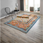 OOSTERSE TAPIJT KELIM VINTAGE 85/120 cm veelkleurig thumbnail 4
