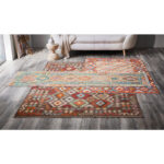 OOSTERSE TAPIJT KELIM VINTAGE 85/120 cm veelkleurig thumbnail 2