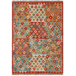 OOSTERSE TAPIJT KELIM VINTAGE 85/120 cm veelkleurig thumbnail 6