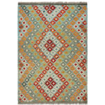 OOSTERSE TAPIJT KELIM VINTAGE 85/120 cm veelkleurig thumbnail 7