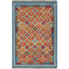 OOSTERSE TAPIJT KELIM VINTAGE 180/240 cm veelkleurig