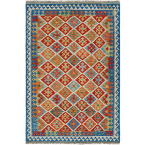 OOSTERSE TAPIJT KELIM VINTAGE 180/240 cm veelkleurig