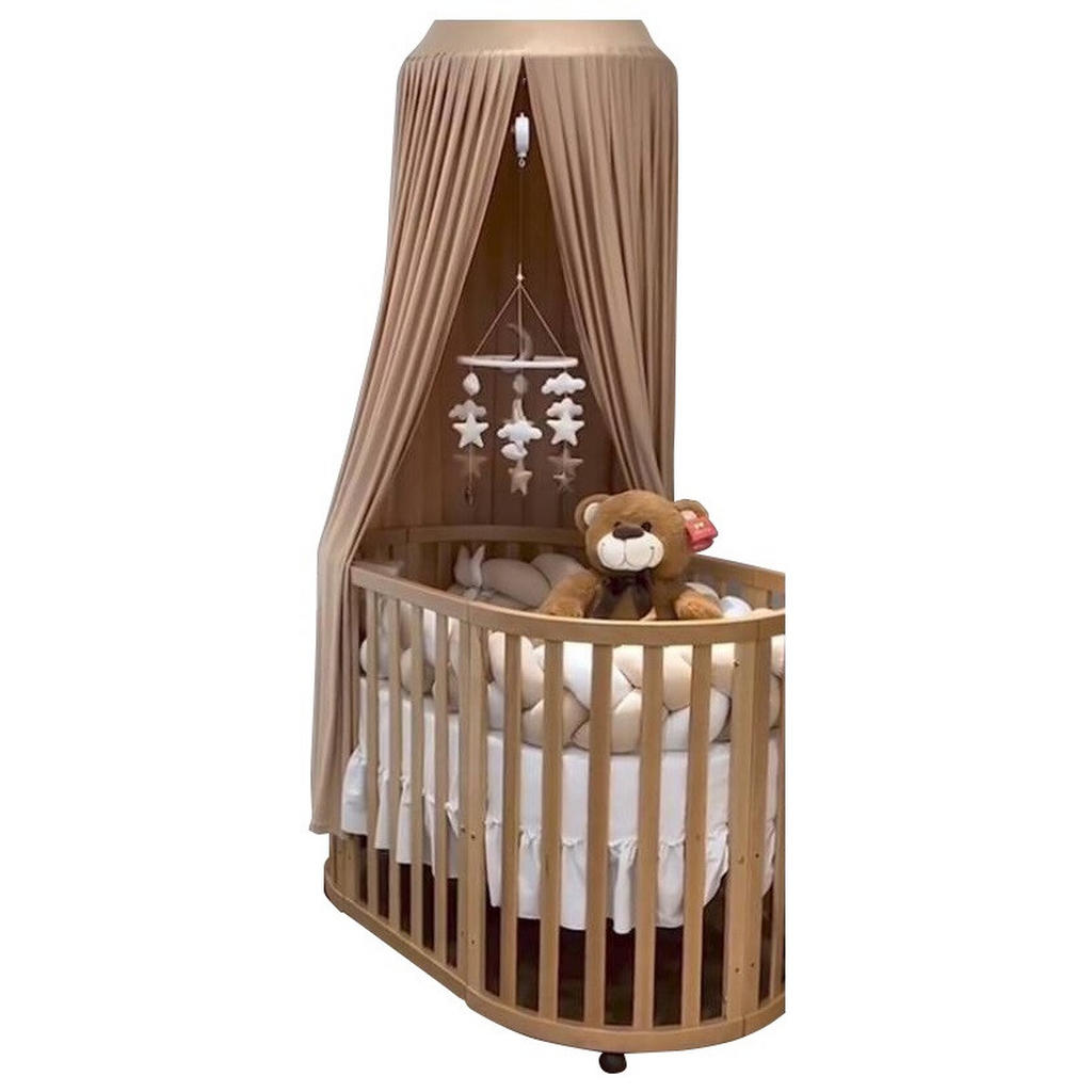 Wieg GROW beuken 67/87/126 cm beukenkleur