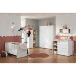 KINDERledikant Lieven massief eiken 144/76,3 cm wit, eikenkleur thumbnail 2