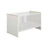 KINDERledikant Lieven massief eiken 144/76,3 cm wit, eikenkleur