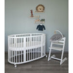 Wieg Sleepi V3 massief beuken 141/74/78 cm wit thumbnail 2