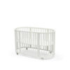 Wieg Sleepi V3 massief beuken 141/74/78 cm wit