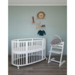Wieg Sleepi V3 massief beuken 141/74/78 cm wit thumbnail 4