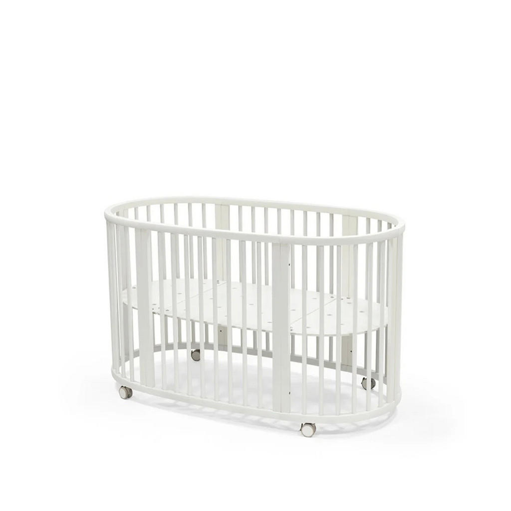 Wieg Sleepi V3 massief beuken 141/74/78 cm wit
