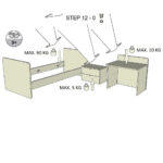 BABYbedje All in One massief beuken 205/75/95 cm wit thumbnail 7