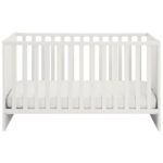 Wieg Little Snu massief beuken 145/75/83 cm wit thumbnail 4
