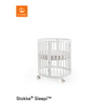 Wieg Sleepi MINI V3 massief beuken 82/87/67 cm wit thumbnail 5