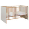 KINDERledikant massief beuken 144/80,5/81,7 cm wit, ambachtelijk eiken