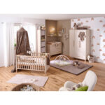 KINDERwieg MALIO massief beuken 144,6/76,2/83,3 cm wit thumbnail 2