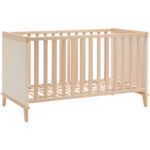 KINDERwieg MALIO massief beuken 144,6/76,2/83,3 cm wit thumbnail 1