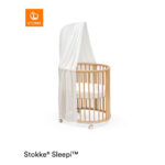 Wieg Sleepi MINI V3 massief beuken 82/67/87 cm natuurlijke kleur thumbnail 2