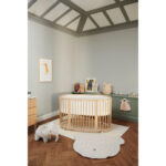 Wieg Sleepi V3 massief beuken 141/74/78 cm natuurlijke kleur thumbnail 4