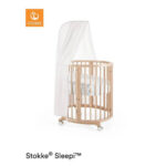Wieg Sleepi MINI V3 massief beuken 82/67/87 cm natuurlijke kleur thumbnail 6