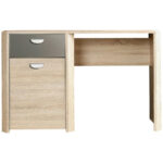 BUREAU houtmateriaal antraciet, sonoma eiken thumbnail 1