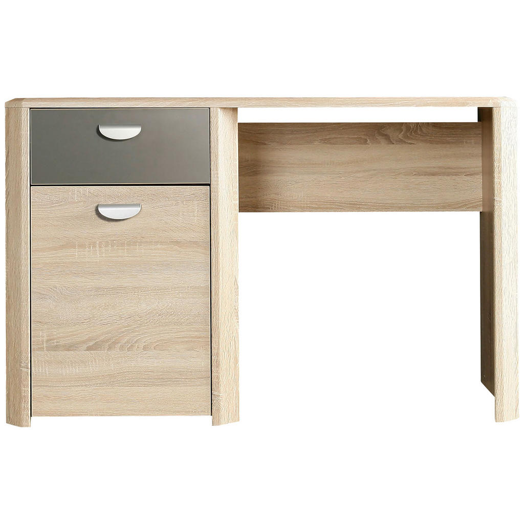BUREAU houtmateriaal antraciet, sonoma eiken