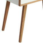 DESK hout, houtmateriaal wit, eikenkleur thumbnail 4