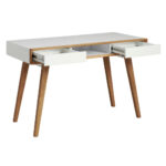 DESK hout, houtmateriaal wit, eikenkleur thumbnail 7