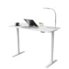 BUREAU metaal, houtmateriaal wit