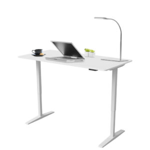 BUREAU metaal, houtmateriaal wit