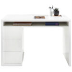 BUREAU, houten materiaal, wit thumbnail 2