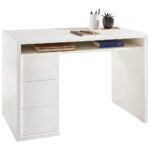 BUREAU, houten materiaal, wit thumbnail 1