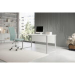 BUREAU, houten materiaal, wit thumbnail 2