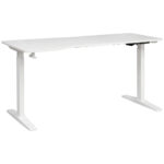 BUREAU metaal, kunststof, houtmateriaal wit thumbnail 1