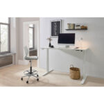 BUREAU metaal, kunststof, houtmateriaal wit thumbnail 6