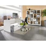 BUREAU, houtmateriaal, wit, hoogglans thumbnail 2