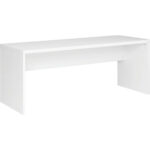 BUREAU, houtmateriaal, wit, hoogglans thumbnail 1