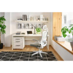 BUREAU, houtmateriaal, wit, hoogglans thumbnail 5