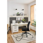 BUREAU, houtmateriaal, wit, hoogglans thumbnail 6